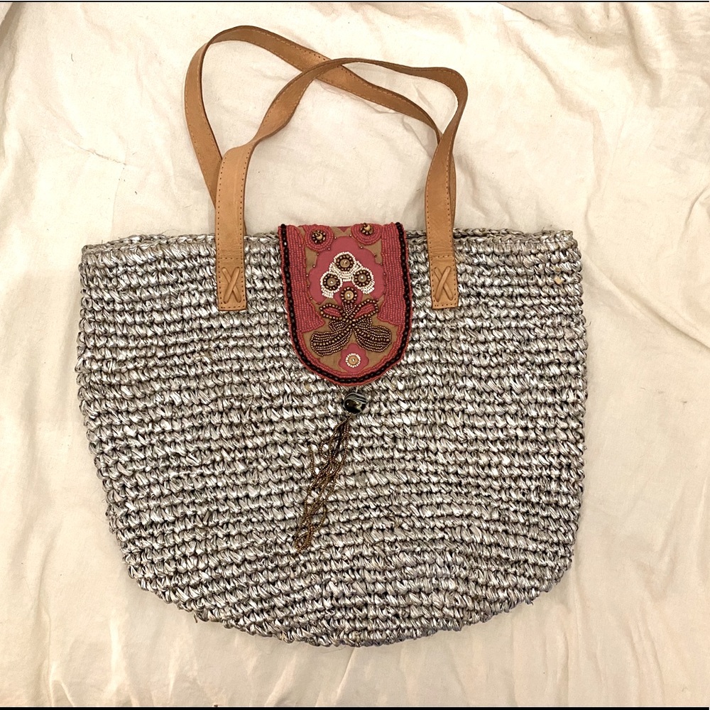 Beautifully Hand crafted Silver Tote from Bali